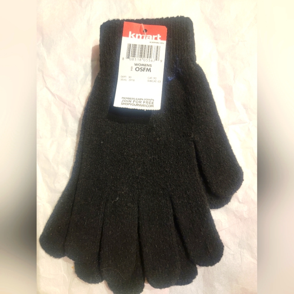 Black gloves